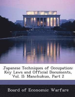Japanese Techniques of Occupation, Häftad