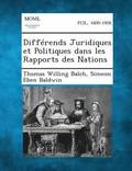 Differends Juridiques Et Politiques Dans Les Rapports Des Nations