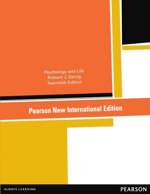Richard J. Gerrig - Psychology and Life, E-bok