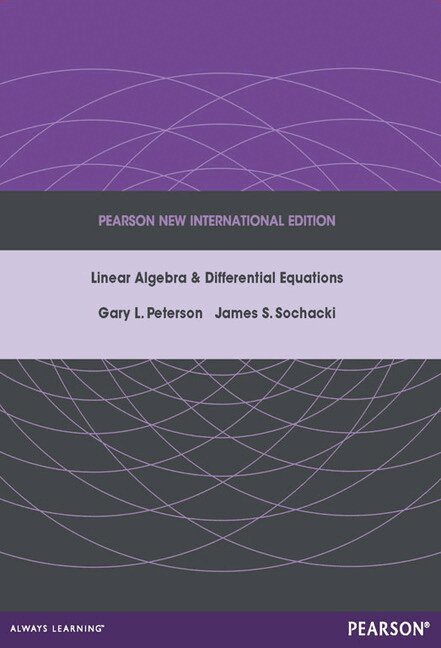 Gary Peterson, James Sochacki - Linear Algebra and Differential Equations, Häftad. Tillgänglighet: Lägg i varukorg