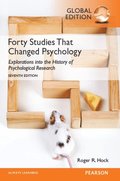 Forty Studies that Changed Psychology, Global Edition
