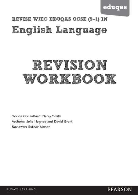 Julie Hughes - Pearson Revise WJEC Eduqas GCSE in English Language Rev workbook Library edition, E-bok