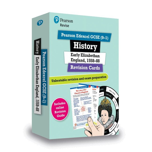 Brian Dowse - Pearson REVISE Edexcel GCSE History Elizabethan England Revision Cards incl. online revision - for 2026, 2027 exams, Övrigt