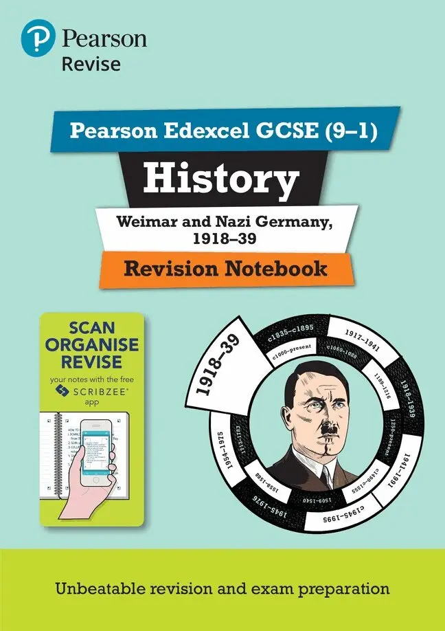 Pearson REVISE Edexcel GCSE History Weimar and Nazi Germany Revision Notebook - for 2027, 2028 exams