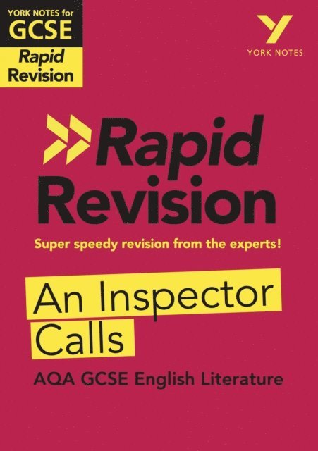 Mary Green - York Notes RAPID AQA GCSE (Revision Guide) An Inspector Calls - for 2026, 2027 exams, E-bok