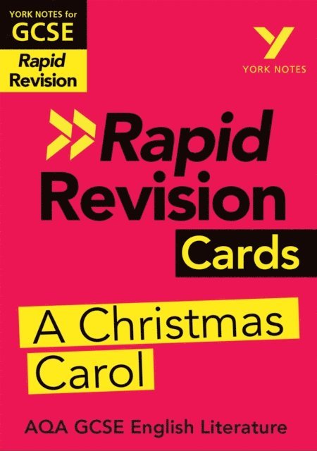 Lyn Lockwood - York Notes RAPID AQA GCSE (Revision Cards) A Christmas Carol (eBook) - for 2026, 2027 exams, E-bok