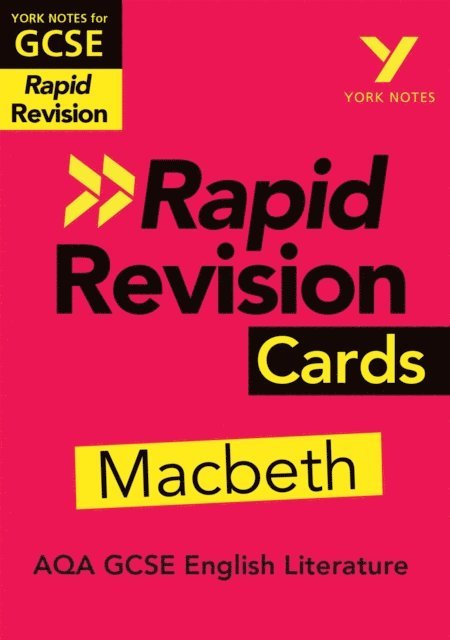 Susannah White - York Notes RAPID AQA GCSE (Revision Cards) Macbeth (eBook) - for 2026, 2027 exams, E-bok