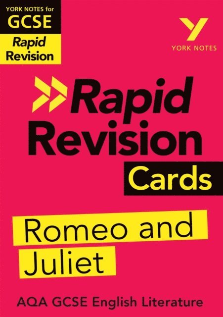 Alison Powell - York Notes RAPID AQA GCSE (Revision Cards) Romeo and Juliet - for 2026, 2027 exams, E-bok
