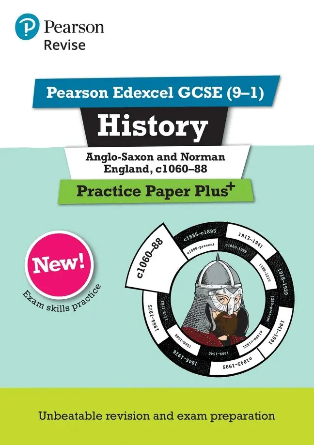 Pearson REVISE Edexcel GCSE History Anglo-Saxon and Norman England, c1060-88 Practice Paper Plus incl. online revision - for 2027, 2028 exams