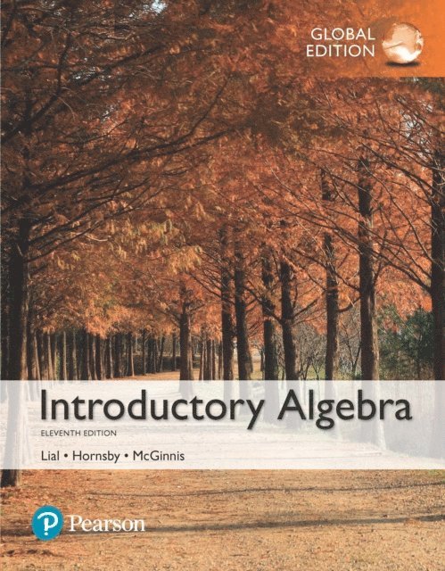 Terry McGinnis, John Hornsby, Marge Lial - Introductory Algebra, Global Edition, E-bok
