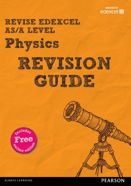 Steve Woolley, Steve Adams - Revise Edexcel AS/A Level Physics Revision Guide, E-bok