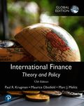 International Finance: Theory and Policy, Global Edition