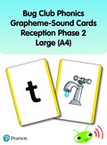 Bug Club Phonics Grapheme-Sound Cards Reception Phase 2 Large (A4)