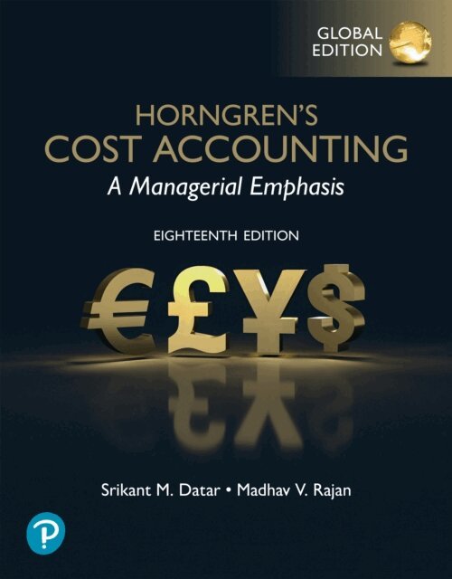 Srikant Datar, Madhav Rajan - Horngren's Cost Accounting, Global Edition, Övrigt