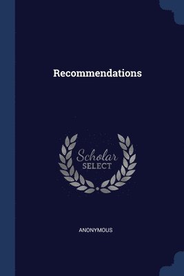 Anonymous - Recommendations, Häftad