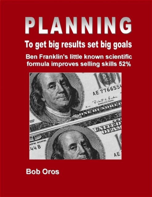 Bob Oros - Planning: To Get Big Results Set Big Goals, E-bok