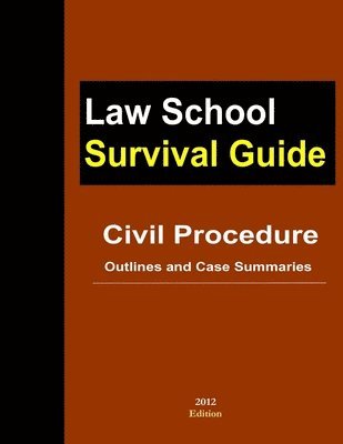 J. Teller - Civil Procedure: Outlines and Case Summaries, Häftad
