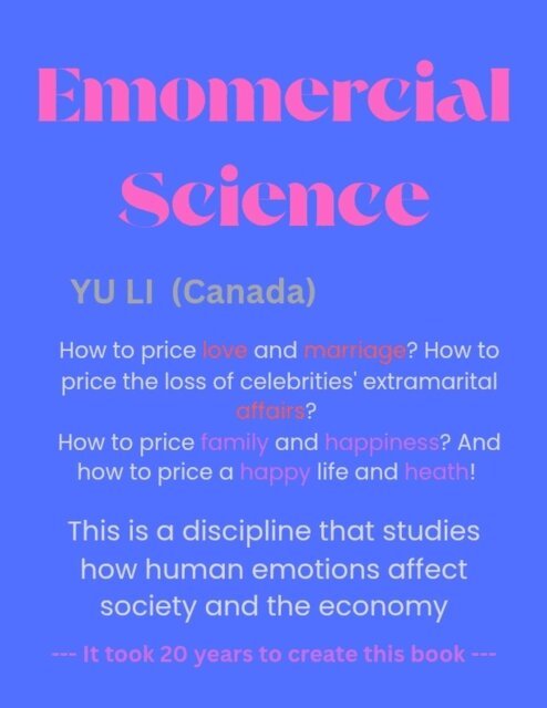 YU LI - Emomercial Science, E-bok