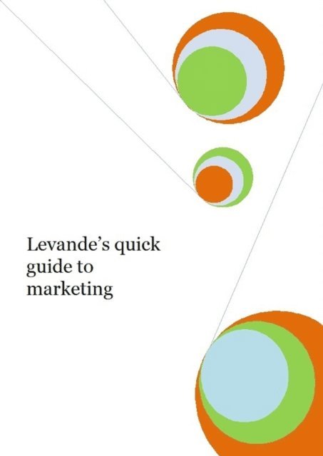 Jon Pullinger - Levande's Quick Guide to Marketing, E-bok