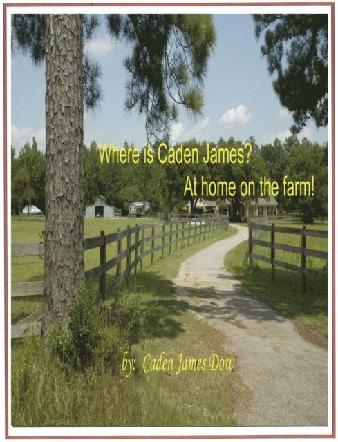 James W. Dow - Where is Caden James?  At Home on the Farm!, E-bok