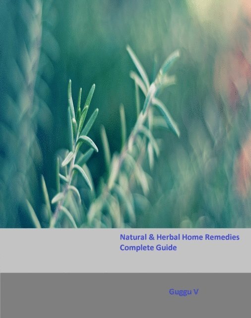 Guggu V - Natural & Herbal Home Remedies Complete Guide, E-bok. Tillgänglighet: Lägg i varukorg