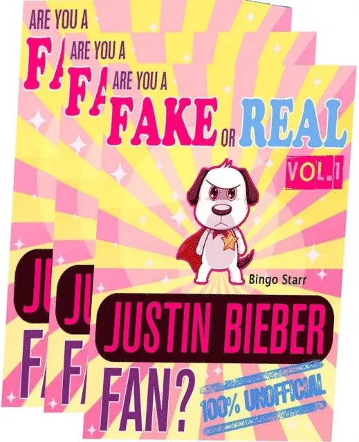 Bingo Starr - Are You a Fake or Real Justin Bieber Fan? Bundle Version: Red and Yellow and Blue - The 100% Unofficial Quiz and Facts Trivia Travel Set Game, E-bok. Tillgänglighet: Lägg i varukorg
