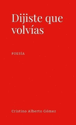 Cristino Alberto Gómez Luciano - Dijiste que volvías, Häftad