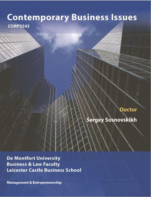 Charles Hill - eBook: Contemporary Business Issues, E-bok