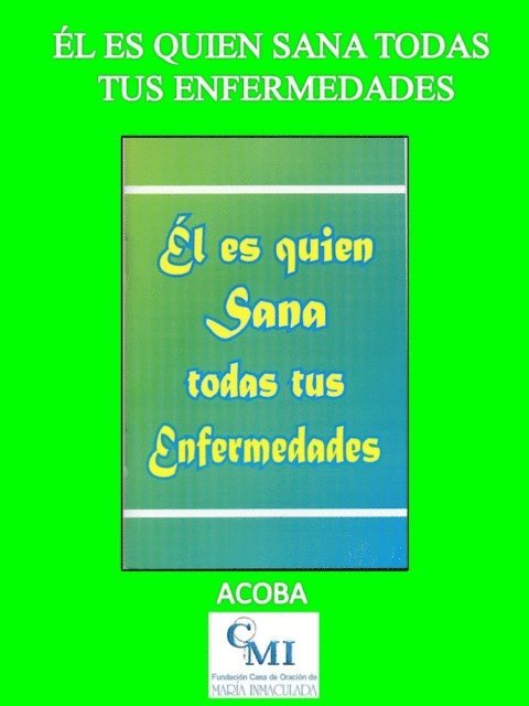 ACOBA - El es quien sana todas tus enfermedades, E-bok