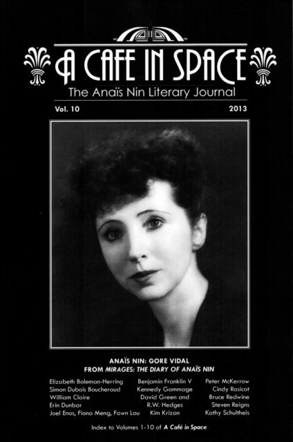 Anais Nin - Cafe in Space: The Anais Nin Literary Journal, Volume 10, E-bok