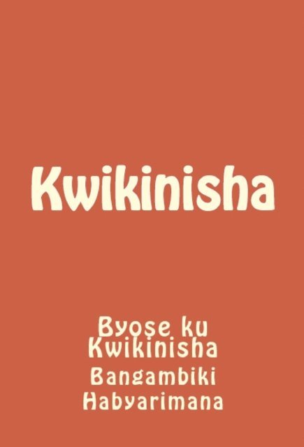 Bangambiki Habyarimana - Kwikinisha, E-bok. Tillgänglighet: Lägg i varukorg