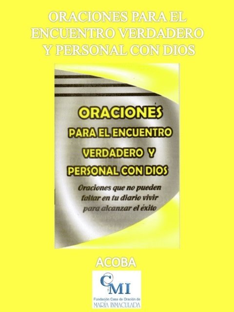 ACOBA - Oraciones para el encuentro verdadero y personal con Dios, E-bok