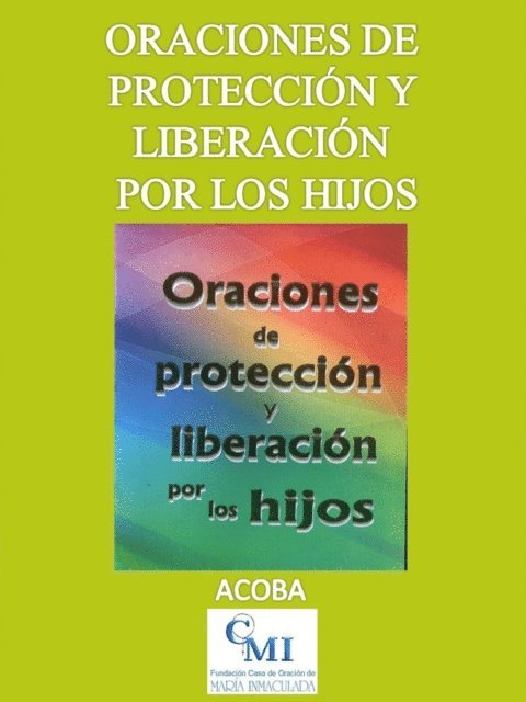 ACOBA - Oraciones de proteccion y liberacion por los hijos, E-bok