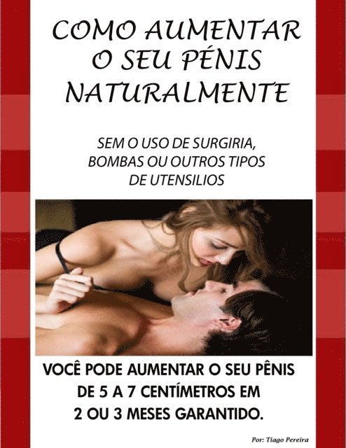 Como Aumentar o Seu Penis Naturalmente