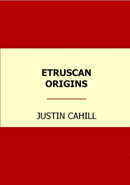 Justin Cahill - Etruscan Origins, E-bok. Tillgänglighet: Lägg i varukorg