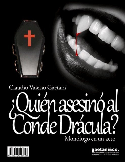 Claudio Valerio Gaetani - Quien asesino al Conde Dracula?, E-bok. Tillgänglighet: Lägg i varukorg