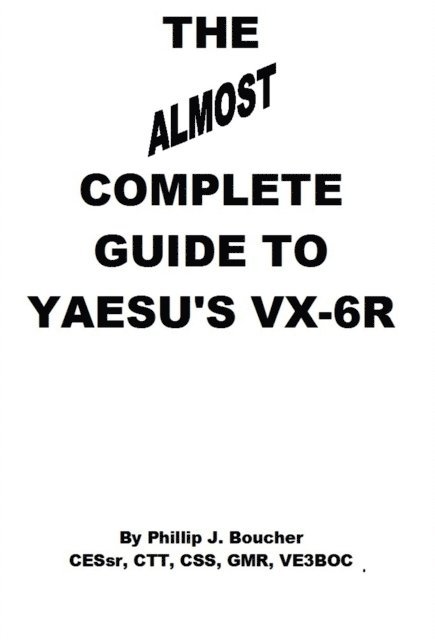 Phillip J. Boucher - Almost Complete Guide to Yaesu's VX-6R, E-bok. Tillgänglighet: Lägg i varukorg