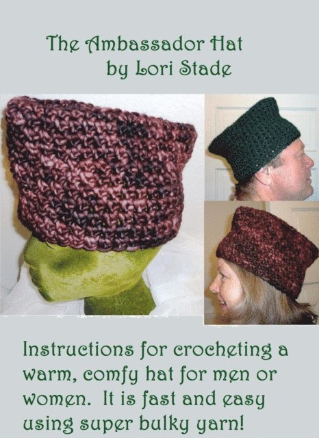 Lori Stade - Ambassador Hat Crochet Pattern, E-bok. Tillgänglighet: Lägg i varukorg