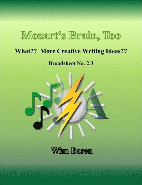Wim Baren - Mozart's Brain, Too - Number 2.3, E-bok