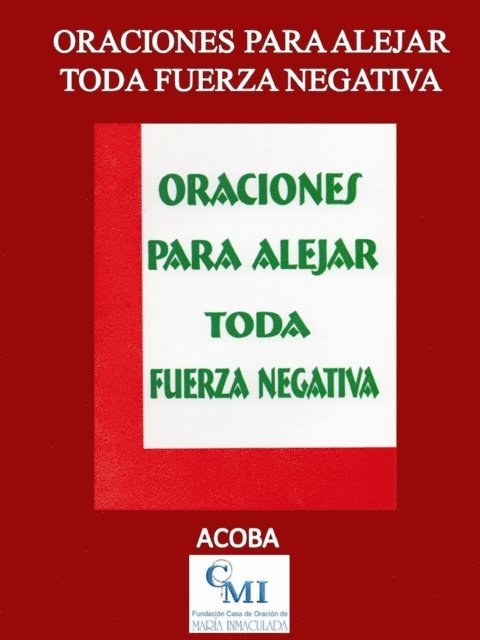 ACOBA - Oraciones para Alejar Toda Fuerza Negativa, E-bok