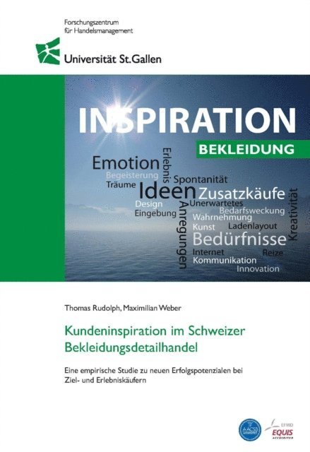 Thomas Rudolph - Kundeninspiration im Schweizer Bekleidungsdetailhandel, E-bok