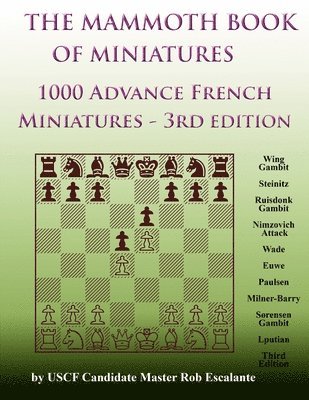 Rob Escalante - 1000 Advance French Miniatures, Häftad. Tillgänglighet: Lägg i varukorg