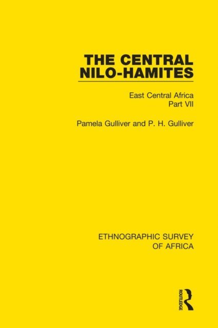 P. H. Gulliver, Pamela Gulliver - Central Nilo-Hamites, E-bok