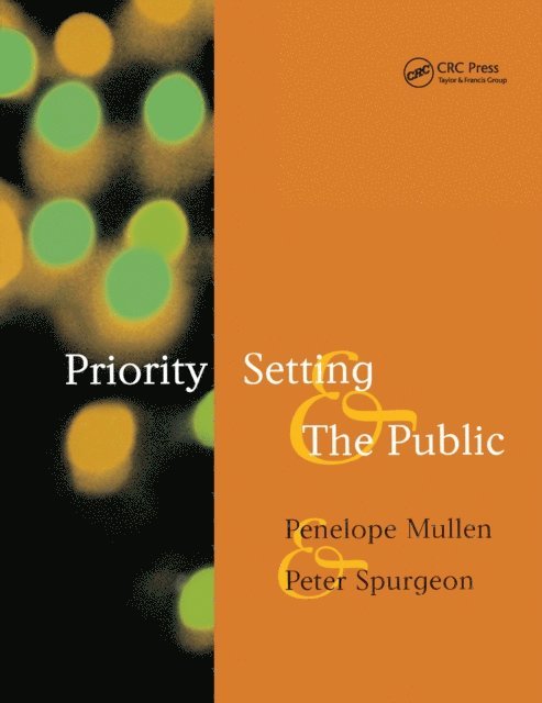 Peter Spurgeon, Penelope Mullen - Priority Setting and the Public, E-bok