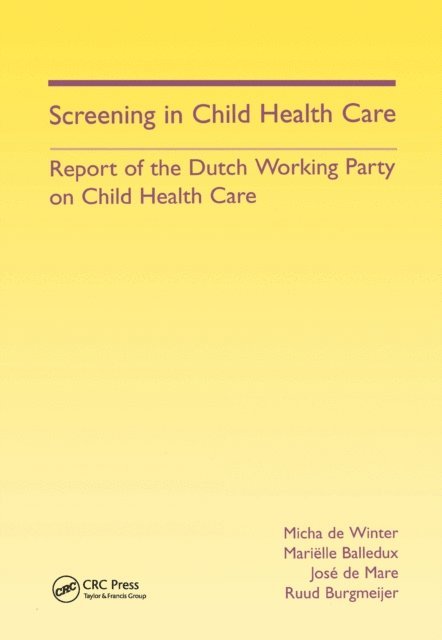 Micha De Winter - Screening in Child Health Care, E-bok