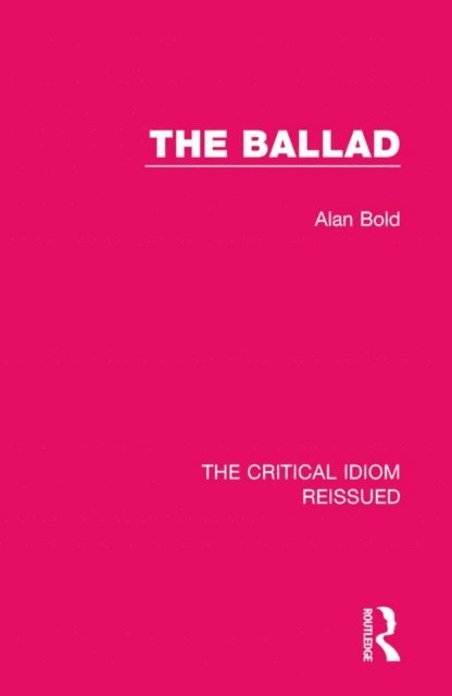 Alan Bold - Ballad, E-bok