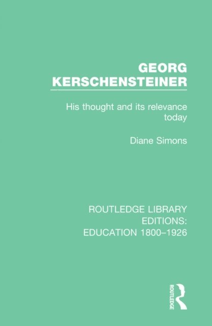 Diane Simons - Georg Kerschensteiner, E-bok