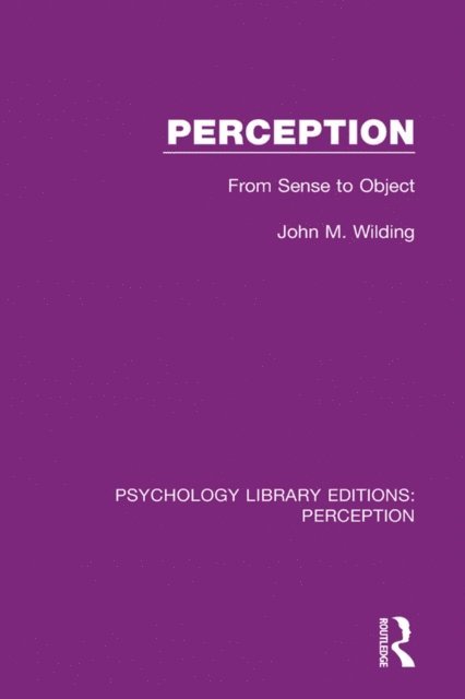 John M. Wilding - Perception, E-bok