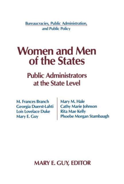 Kenneth J Meier, Mary E. Guy - Women and Men of the States, E-bok