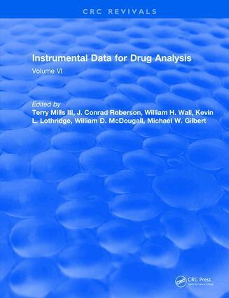 Terry Mills - Instrumental Data for Drug Analysis, Second Edition, Inbunden